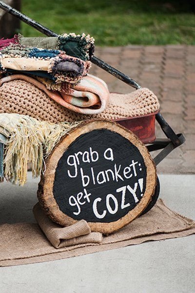 Hosting a fall wedding and looking to keep your bridesmaids warm? Gift them with cozy blankets!