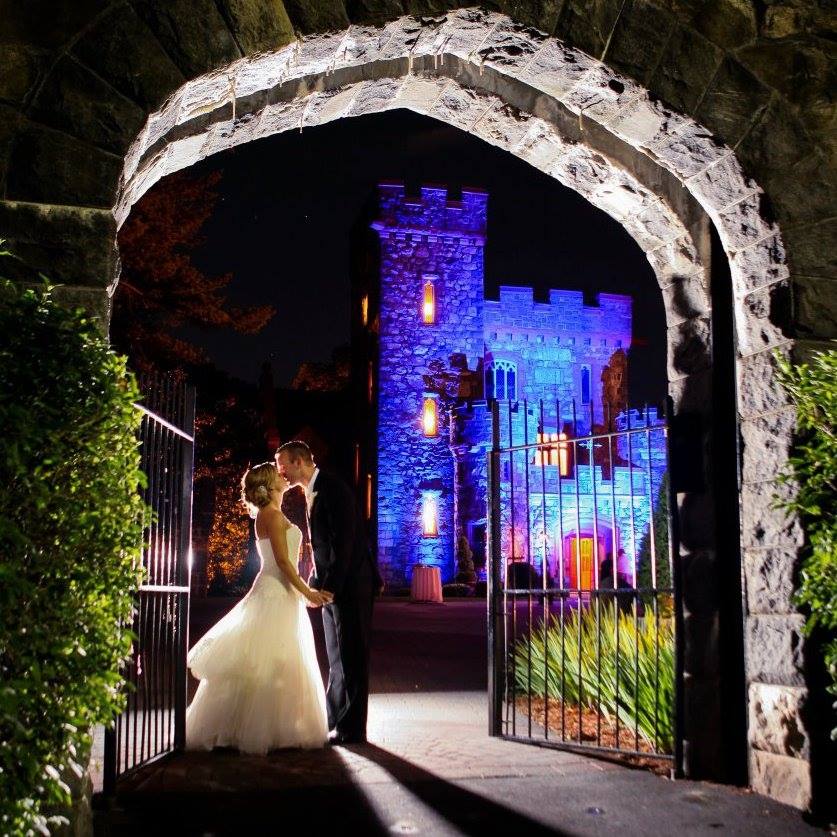 Beautiful fall wedding at Searles Castle in NH. 