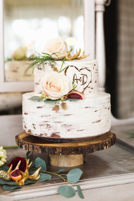 Fall Rustic Wedding Cakes