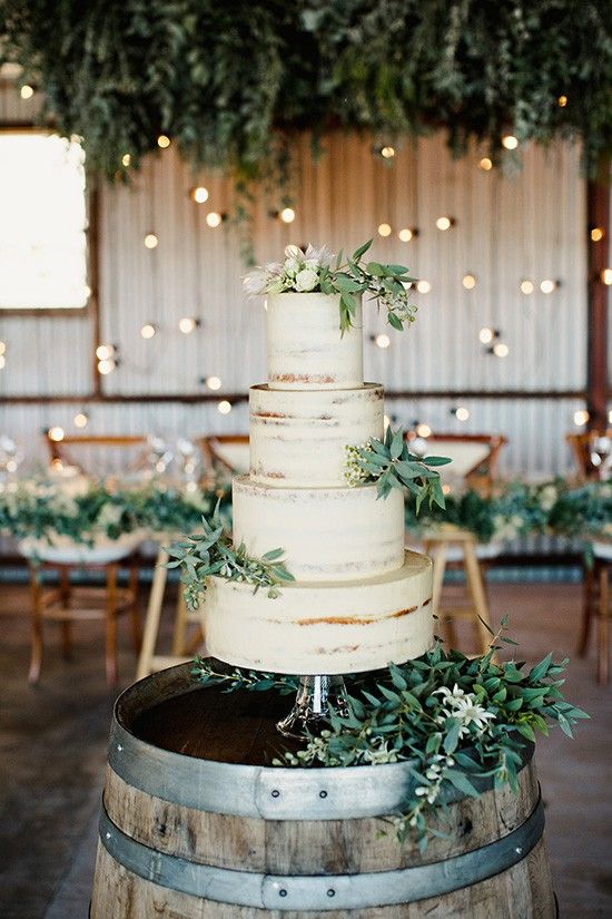 Fall Rustic Wedding Cake