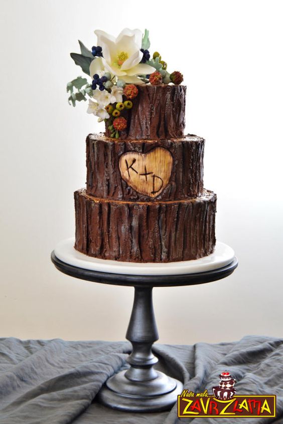 Rustic Wedding Cakes for your fall wedding