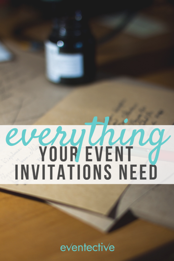 Everything That Should Be on Your Event Invitations – Cheers and ...