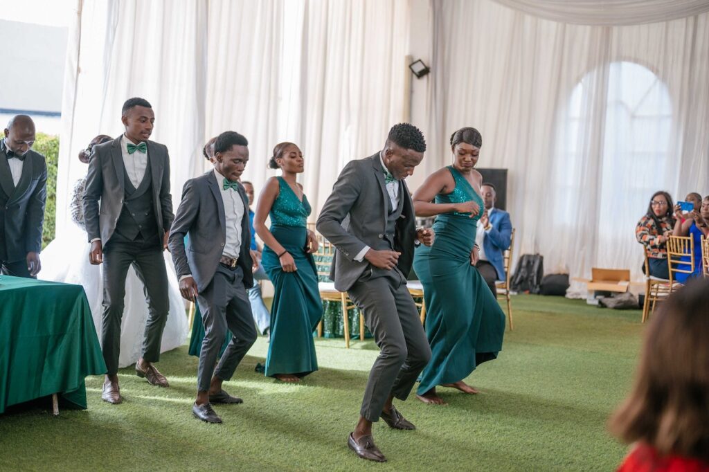 Wedding dance moment