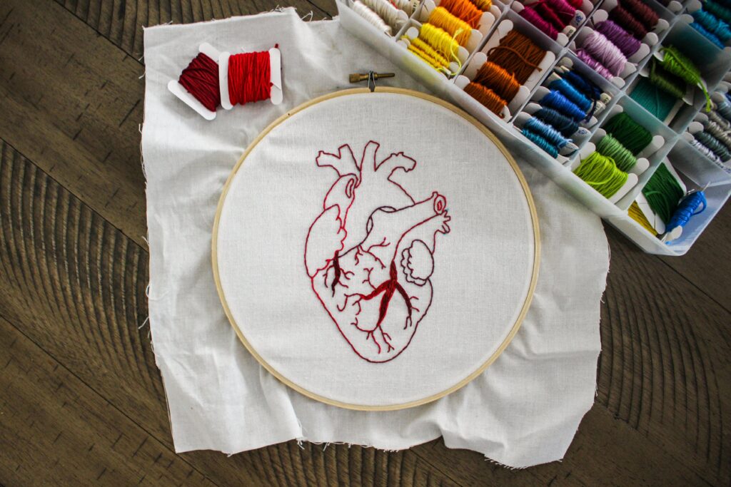 Embroidery craft idea