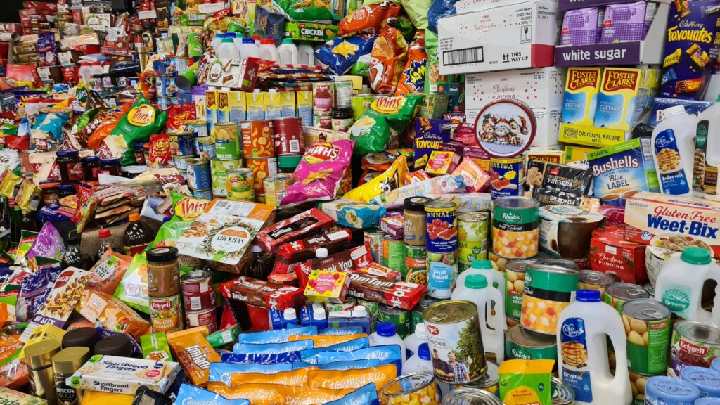 Canned goods and pantry items