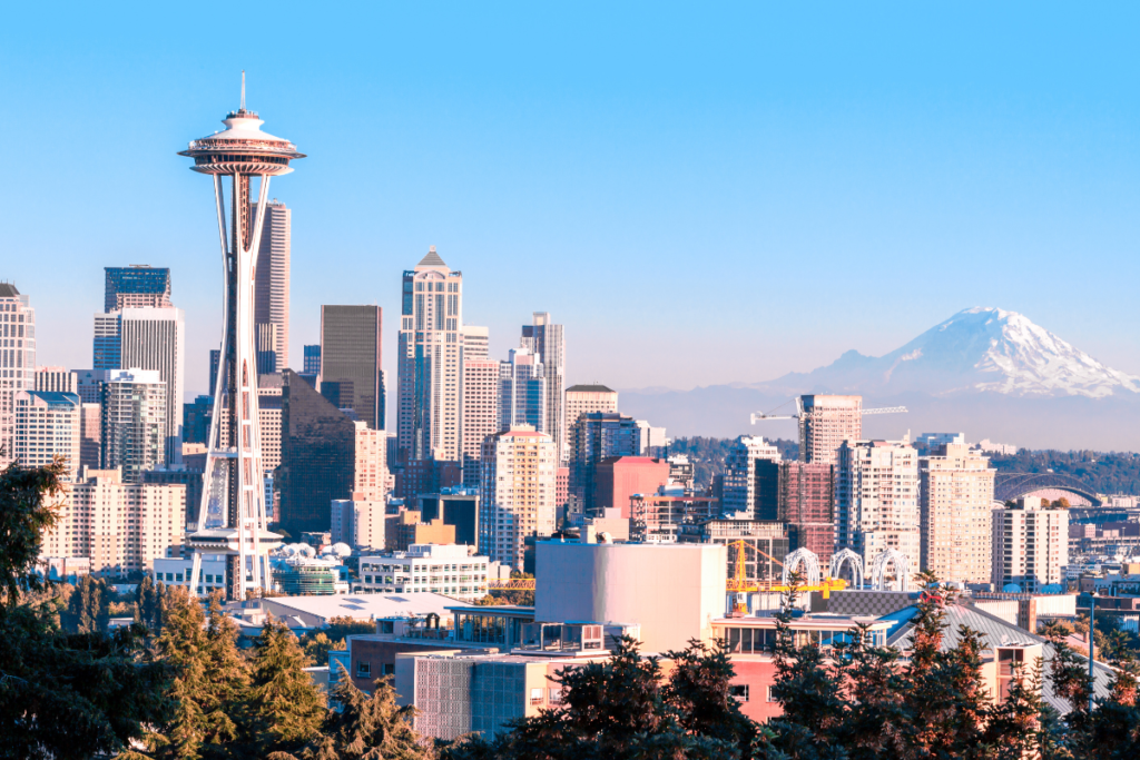 City scape of Seattle, Washington