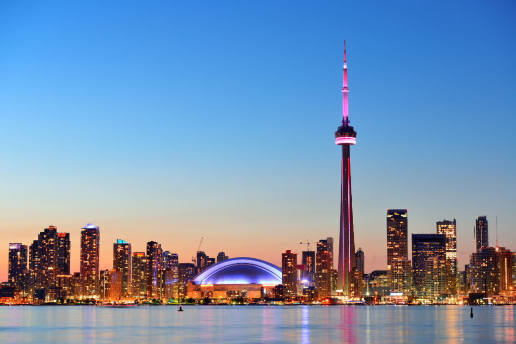 Cityscape in Toronto, Canada
